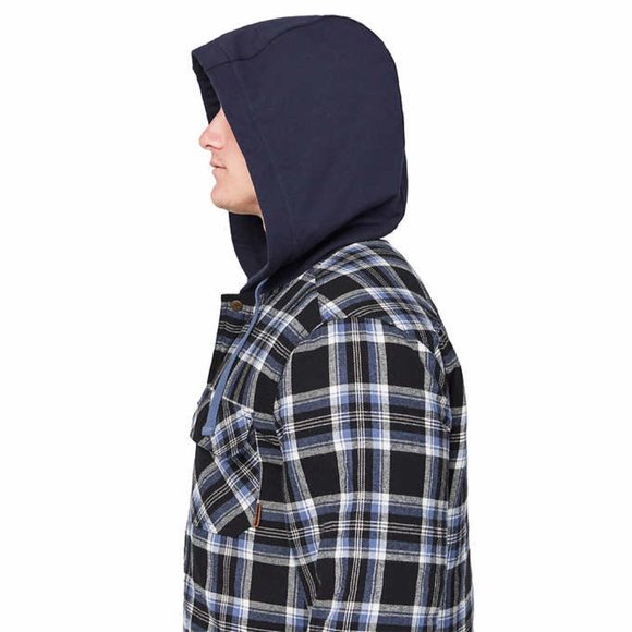 NWT Legendary Outfitters Men's Hooded Shirt Jacket Black Size 2XL $60 DD016 - Picture 3 of 3